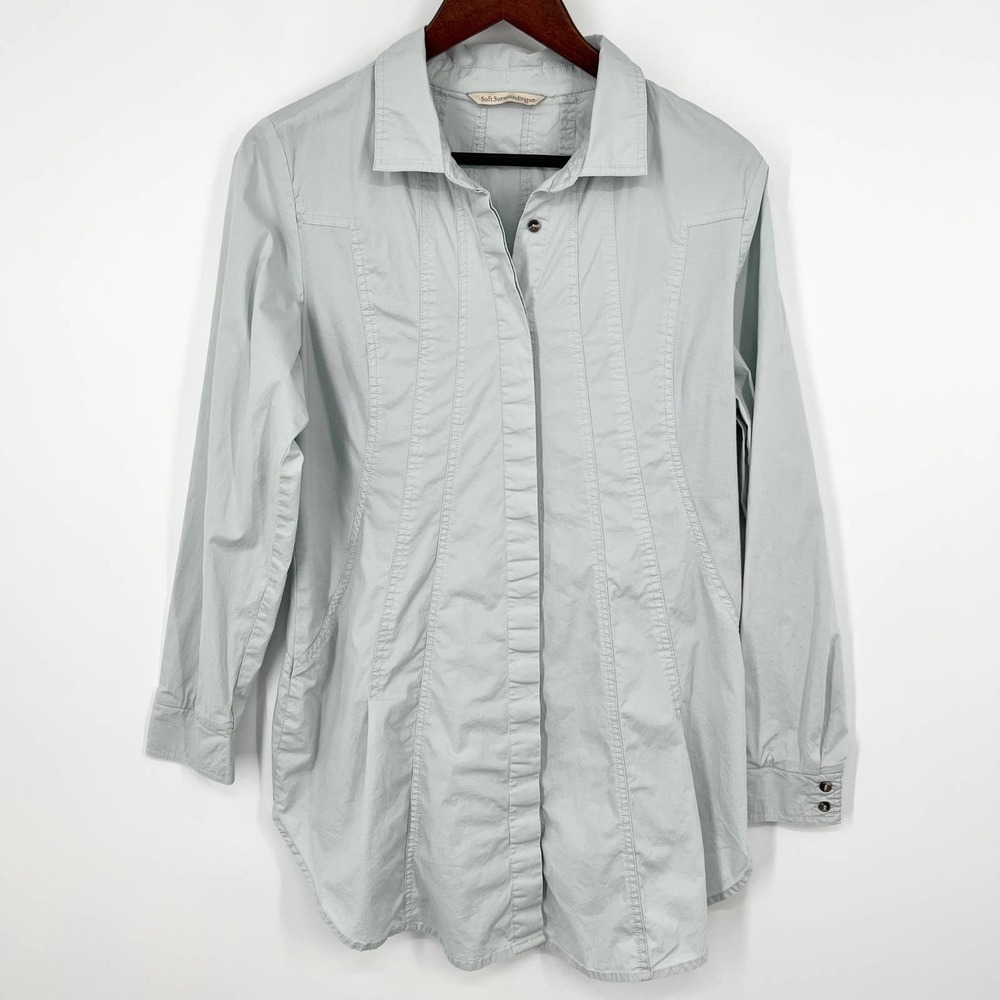 Soft Surroundings Size Medium Womens Tunic Shirt Top Blouse